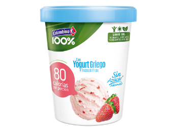 Helado con Yogurt Griego